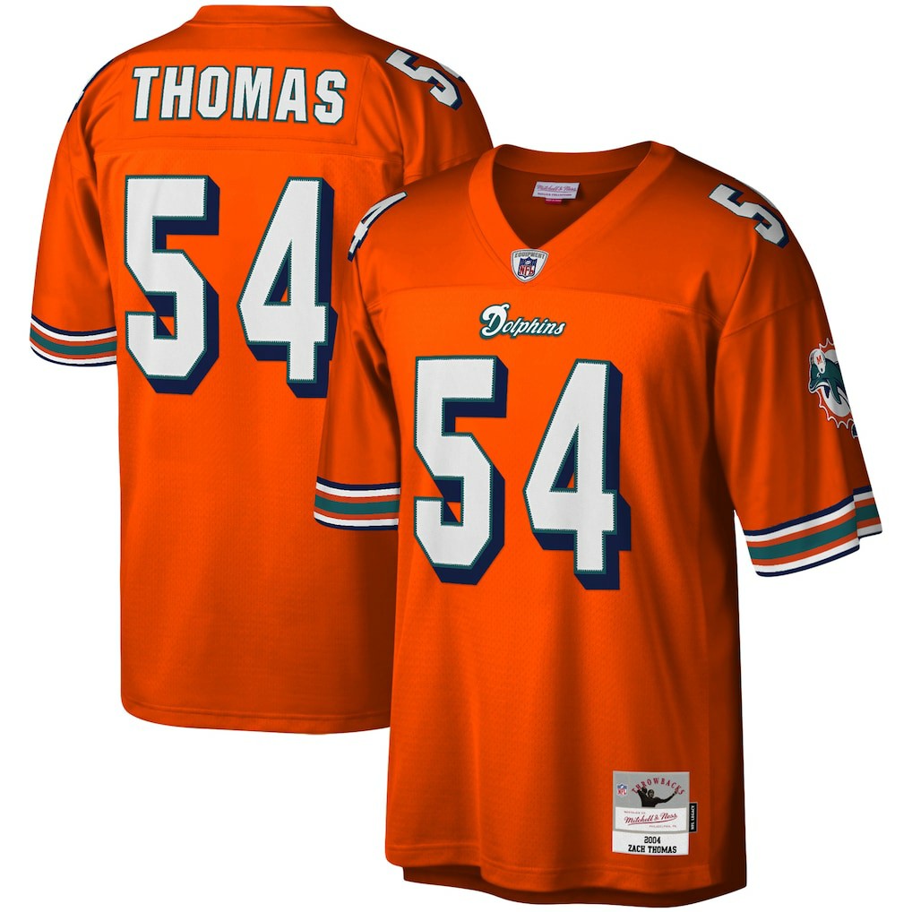 Zach Thomas  Legacy Replica Jersey - Miami Dolphins Jerseys