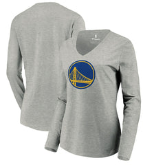 Golden State Warriors Women's Primary Logo Long Sleeve V-Neck T-Shirt sale