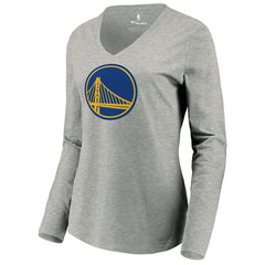 Golden State Warriors Women's Primary Logo Long Sleeve V-Neck T-Shirt sale