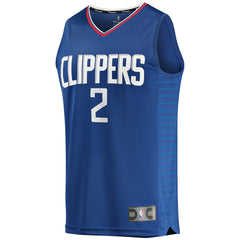 Fanatics Kawhi Leonard LA Clippers Fast Break Replica Jersey Blue