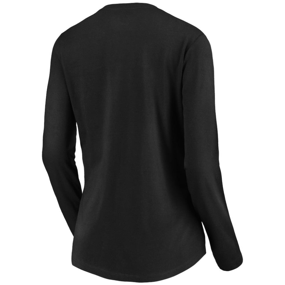 Bayern Munich Women's Logo Long Sleeve V-Neck T-Shirt