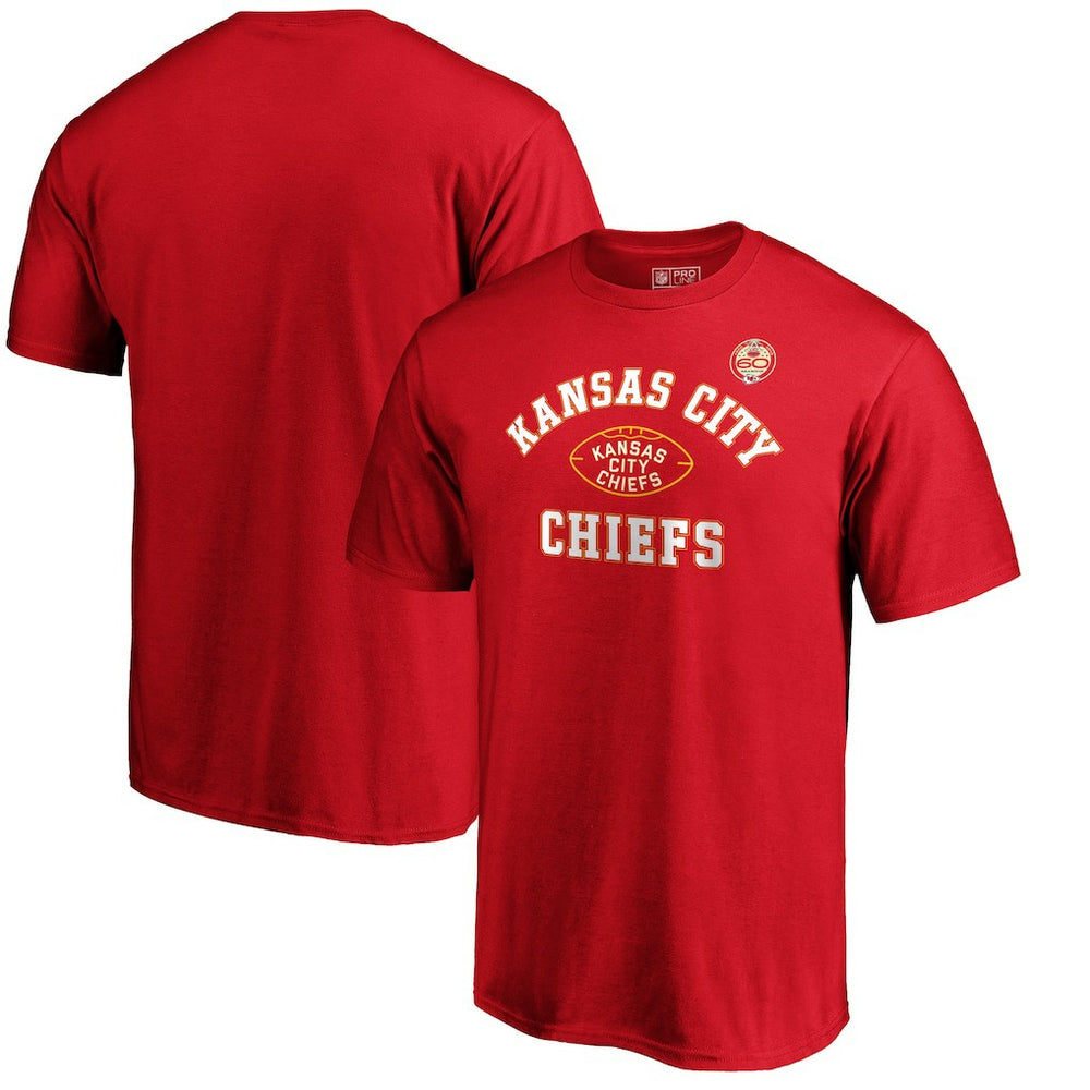 60th Season Logo Arc T-Shirt - Kansas City Chiefs T-shirts