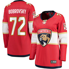 NHL Sergei Bobrovsky Florida Panthers Fanatics Women's Home Breakaway Jersey
