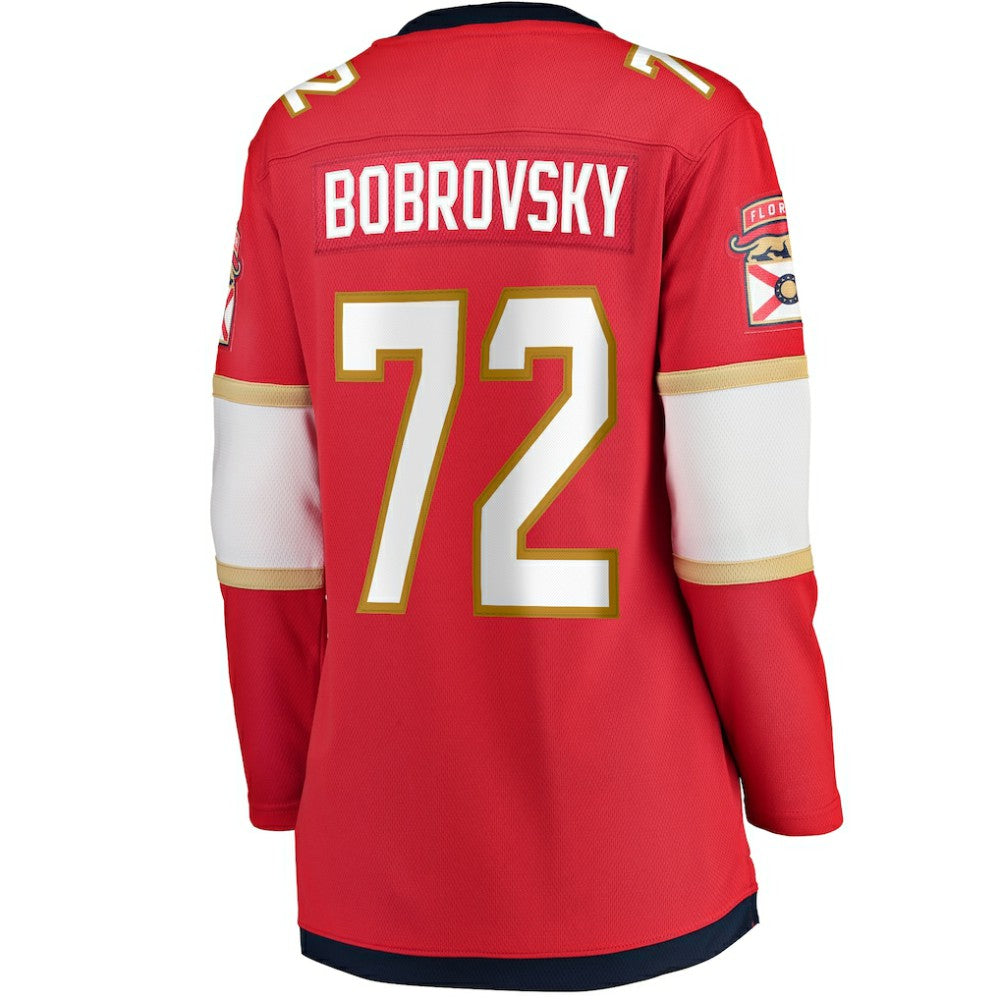 NHL Sergei Bobrovsky Florida Panthers Fanatics Women's Home Breakaway Jersey