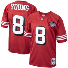 Steve Young  1994 Authentic Throwback Retired Player Jersey - San Francisco 49ers Jerseys