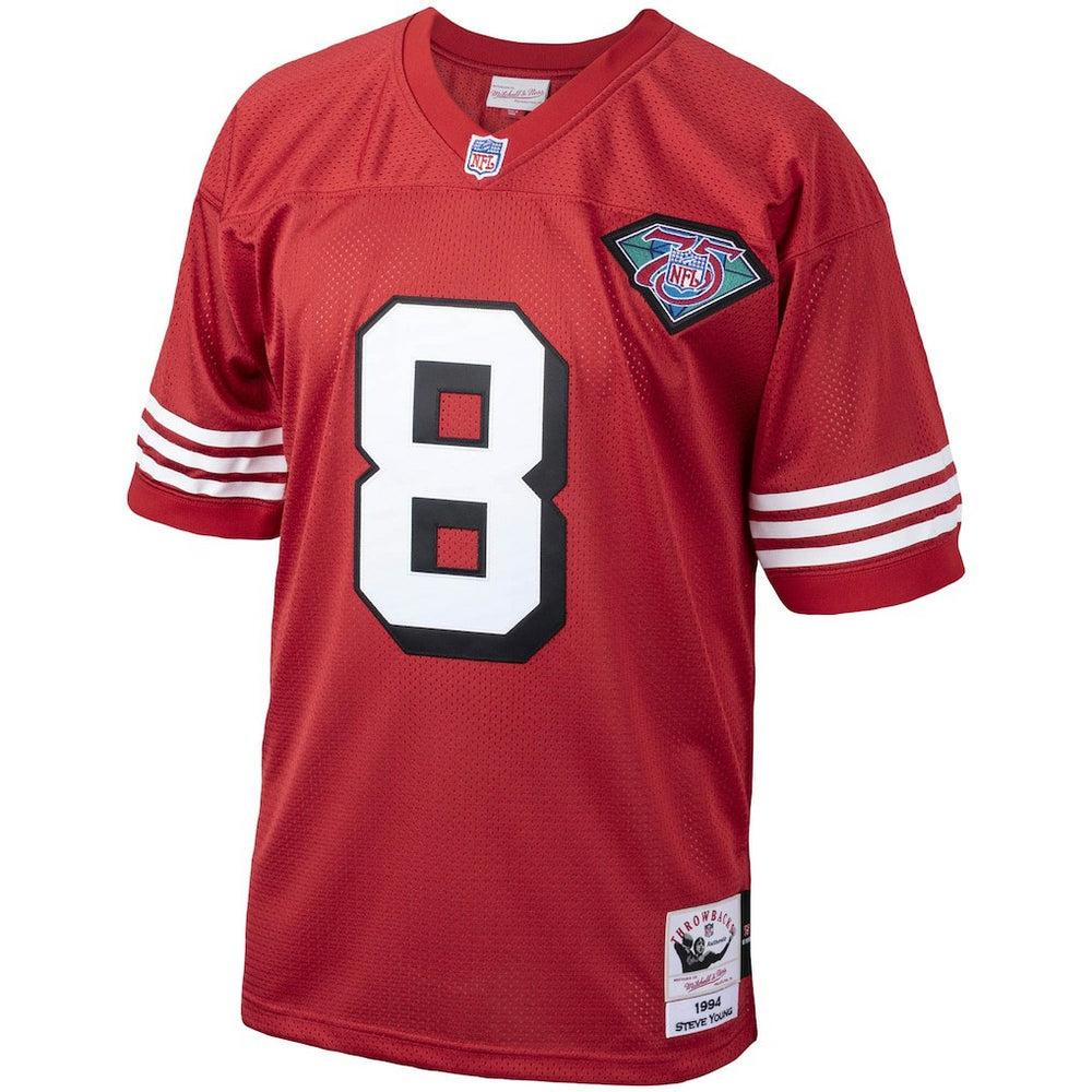 Steve Young  1994 Authentic Throwback Retired Player Jersey - San Francisco 49ers Jerseys