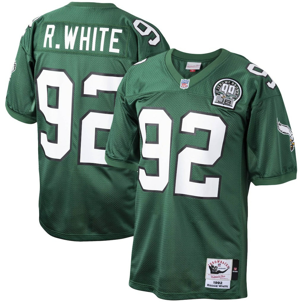 Reggie White  Authentic Throwback Retired Player Jersey - Philadelphia Eagles Jerseys