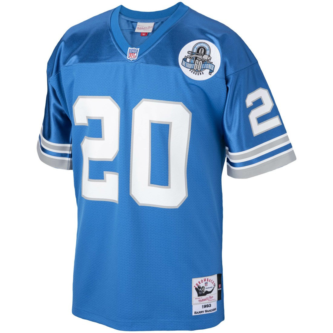 Barry Sanders  1993 Authentic Throwback Retired Player Jersey - Detroit Lions Jerseys