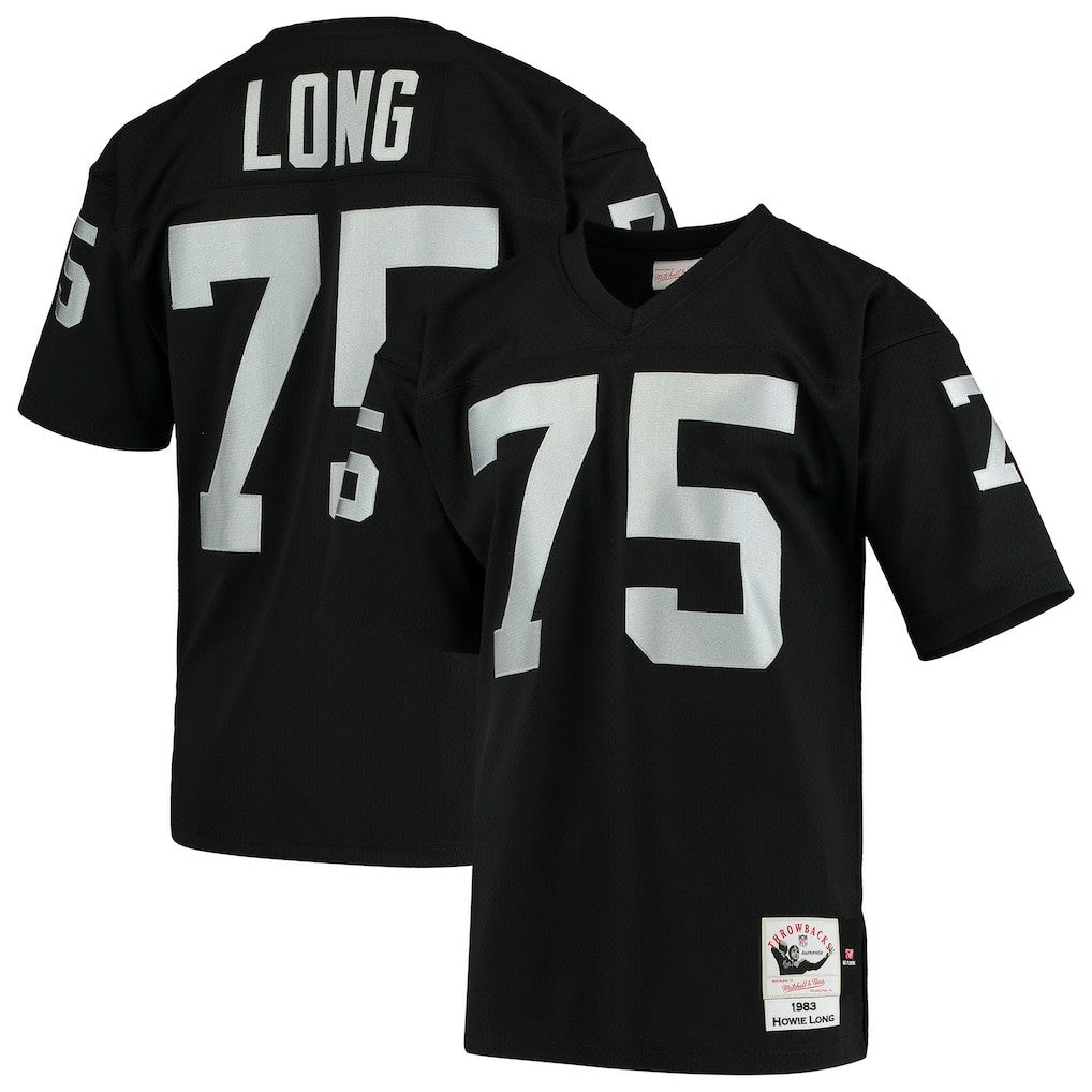 Howie Long  1983 Authentic Throwback Retired Player Jersey - Las Vegas Raiders Jerseys