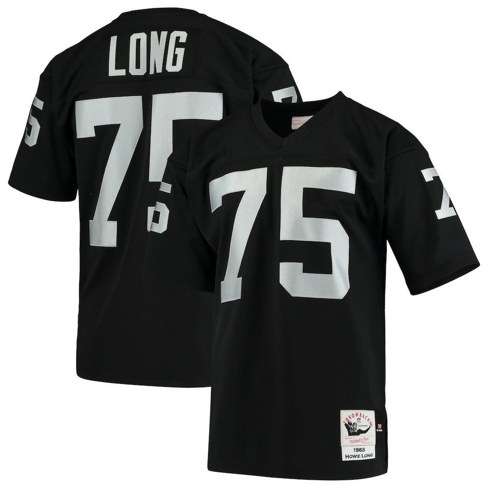Howie Long  1983 Authentic Throwback Retired Player Jersey - Las Vegas Raiders Jerseys