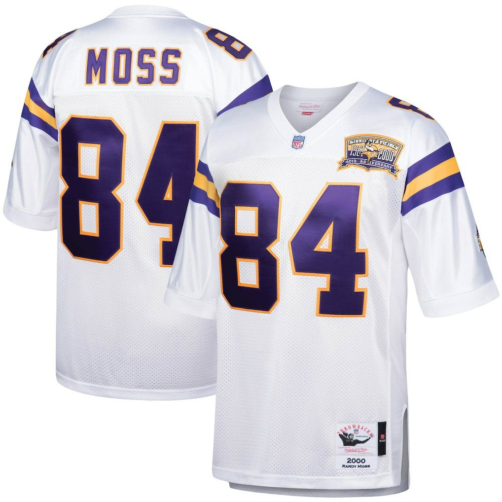 Randy Moss  2000 Authentic Throwback Retired Player Jersey - Minnesota Vikings Jerseys