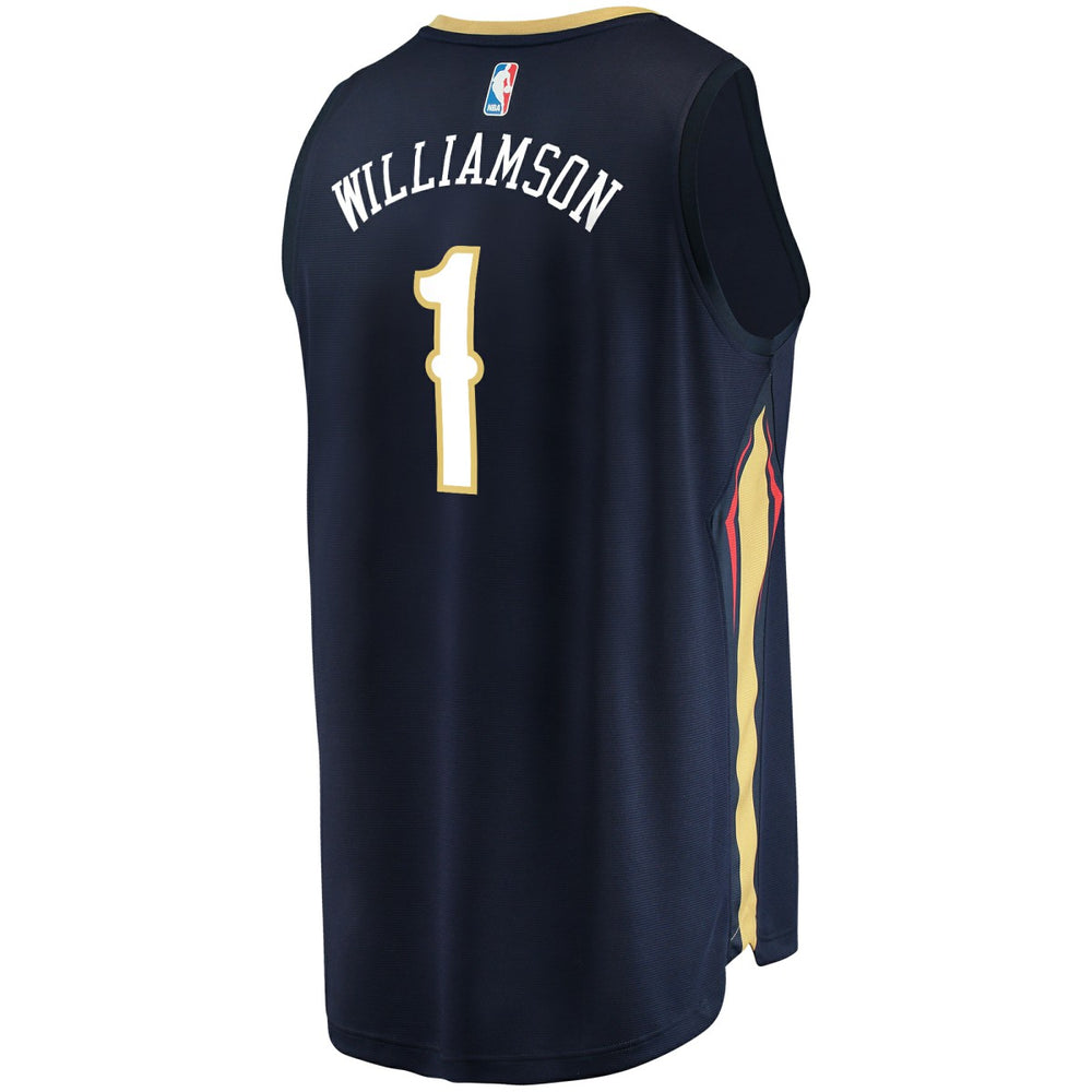Fanatics Zion Williamson New Orleans Pelicans Fast Break Replica Jersey Navy