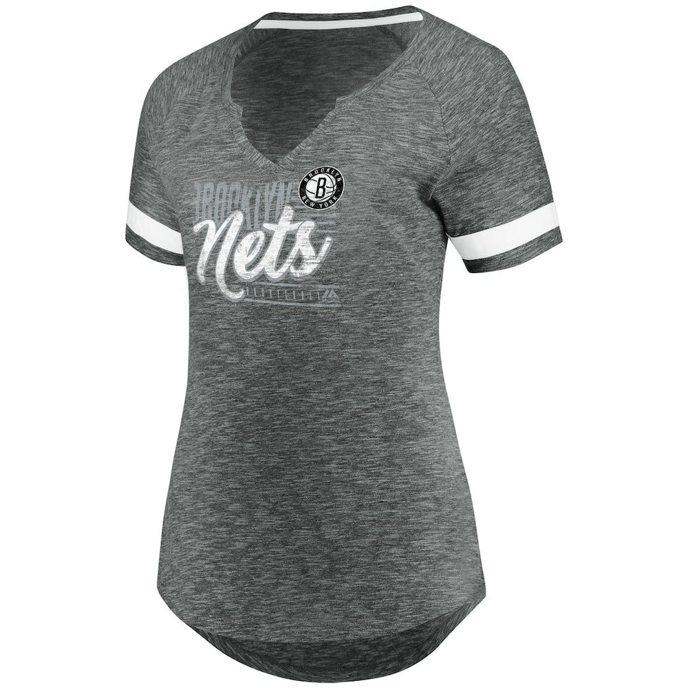 Fanatics Brooklyn Nets Women's Showtime Winning With Pride Notch Neck T-Shirt