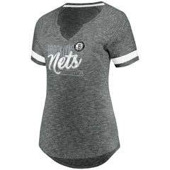 Fanatics Brooklyn Nets Women's Showtime Winning With Pride Notch Neck T-Shirt