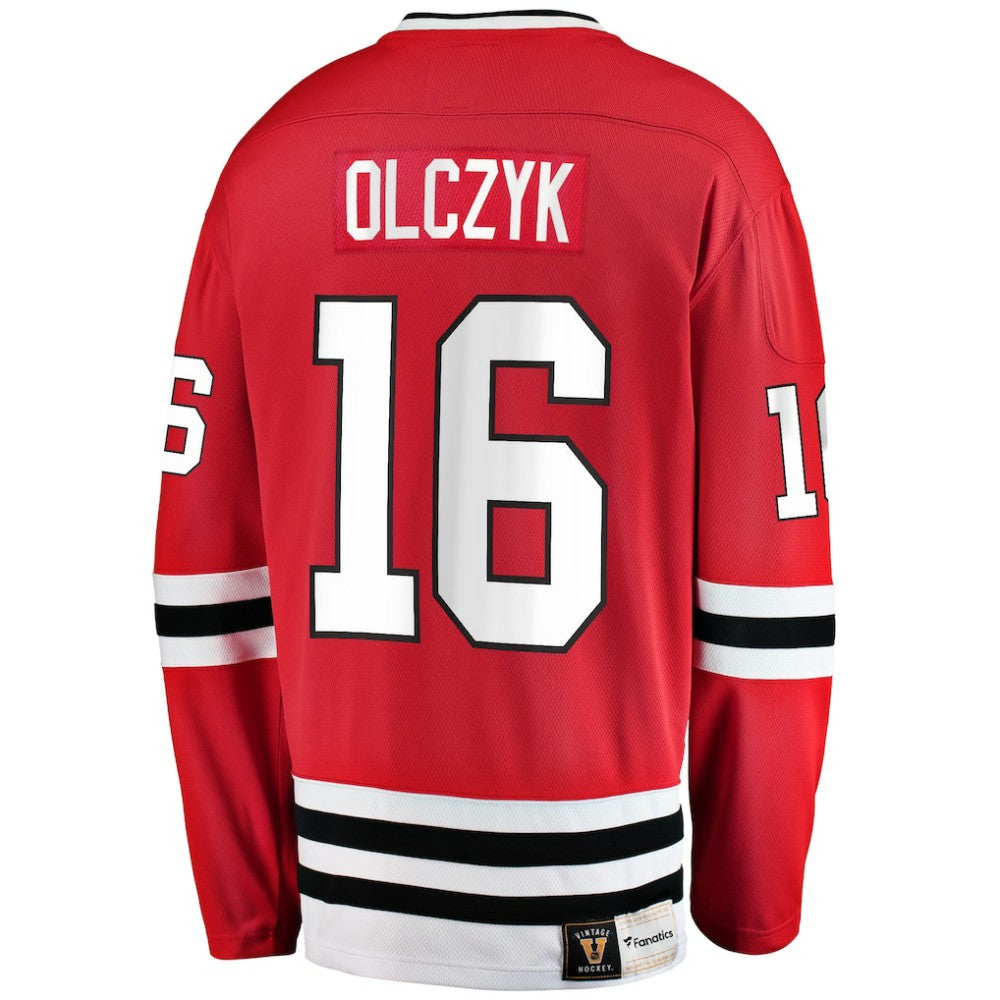 NHL Eddie Olczyk Chicago Blackhawks Fanatics Premier Breakaway Retired Player Jersey