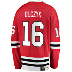 NHL Eddie Olczyk Chicago Blackhawks Fanatics Premier Breakaway Retired Player Jersey