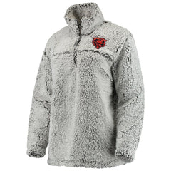 Women's Sherpa Quarter-Zip Pullover Jacket - Chicago Bears Pullover