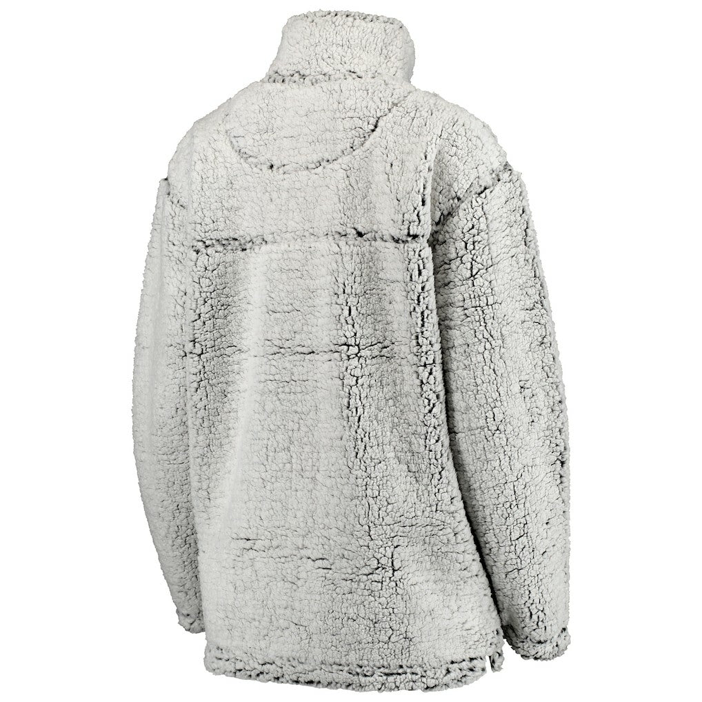 Women's Sherpa Quarter-Zip Pullover Jacket - Chicago Bears Pullover