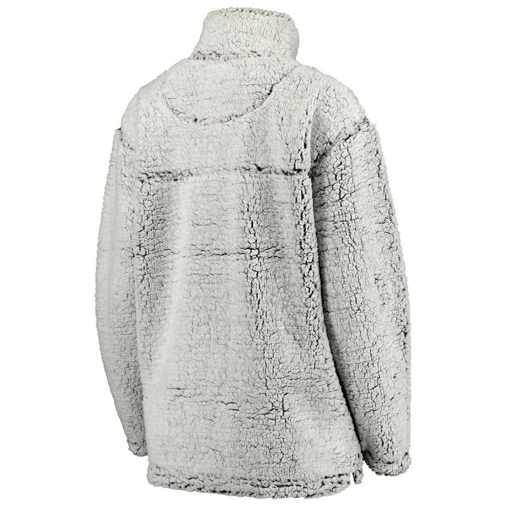 Women's Sherpa Quarter-Zip Pullover Jacket - Chicago Bears Pullover