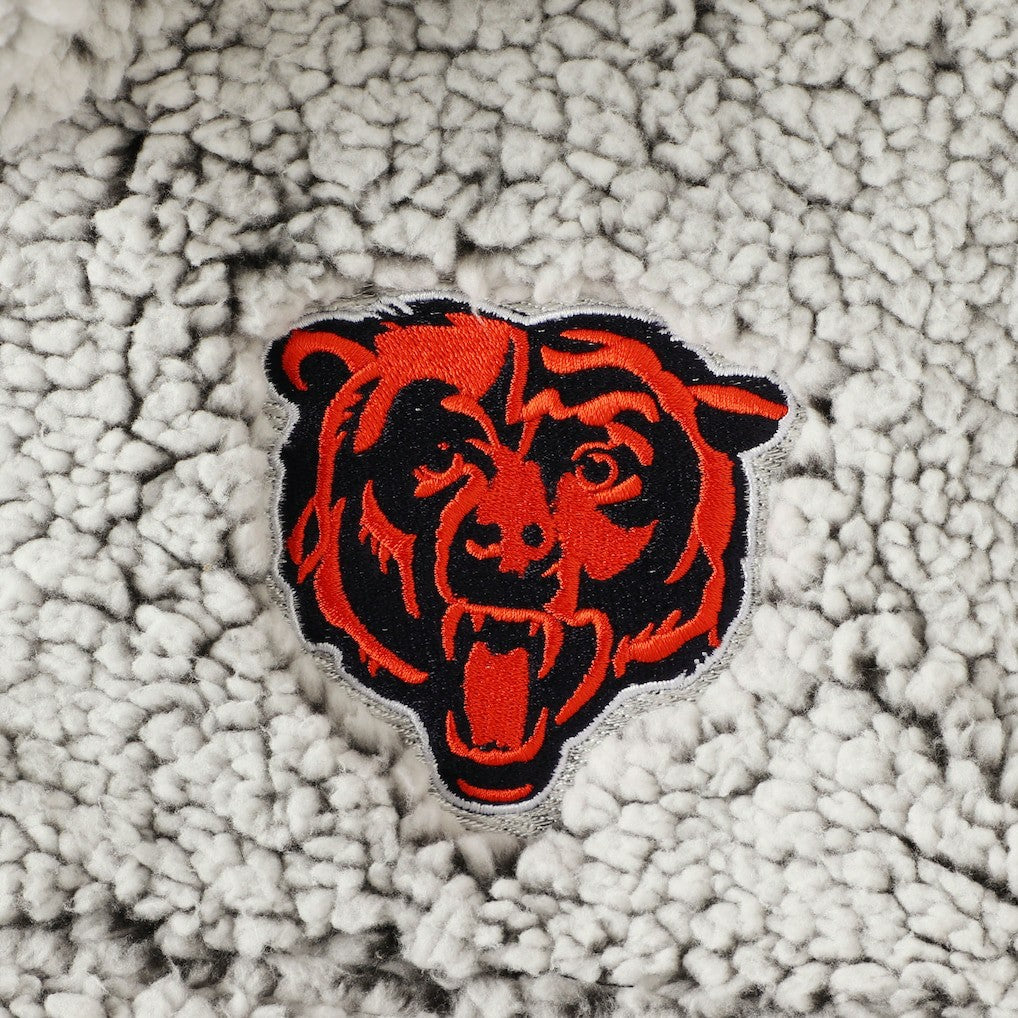 Women's Sherpa Quarter-Zip Pullover Jacket - Chicago Bears Pullover