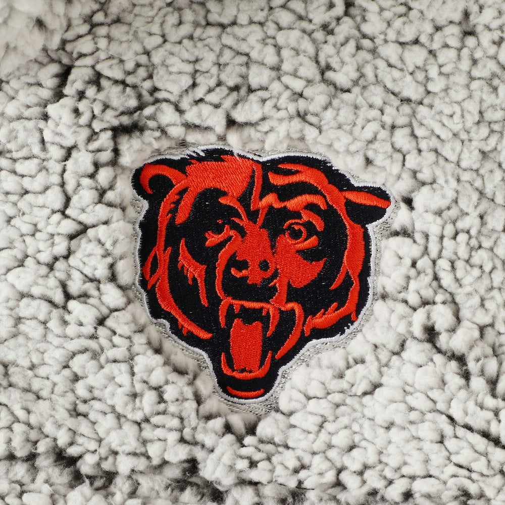 Women's Sherpa Quarter-Zip Pullover Jacket - Chicago Bears Pullover