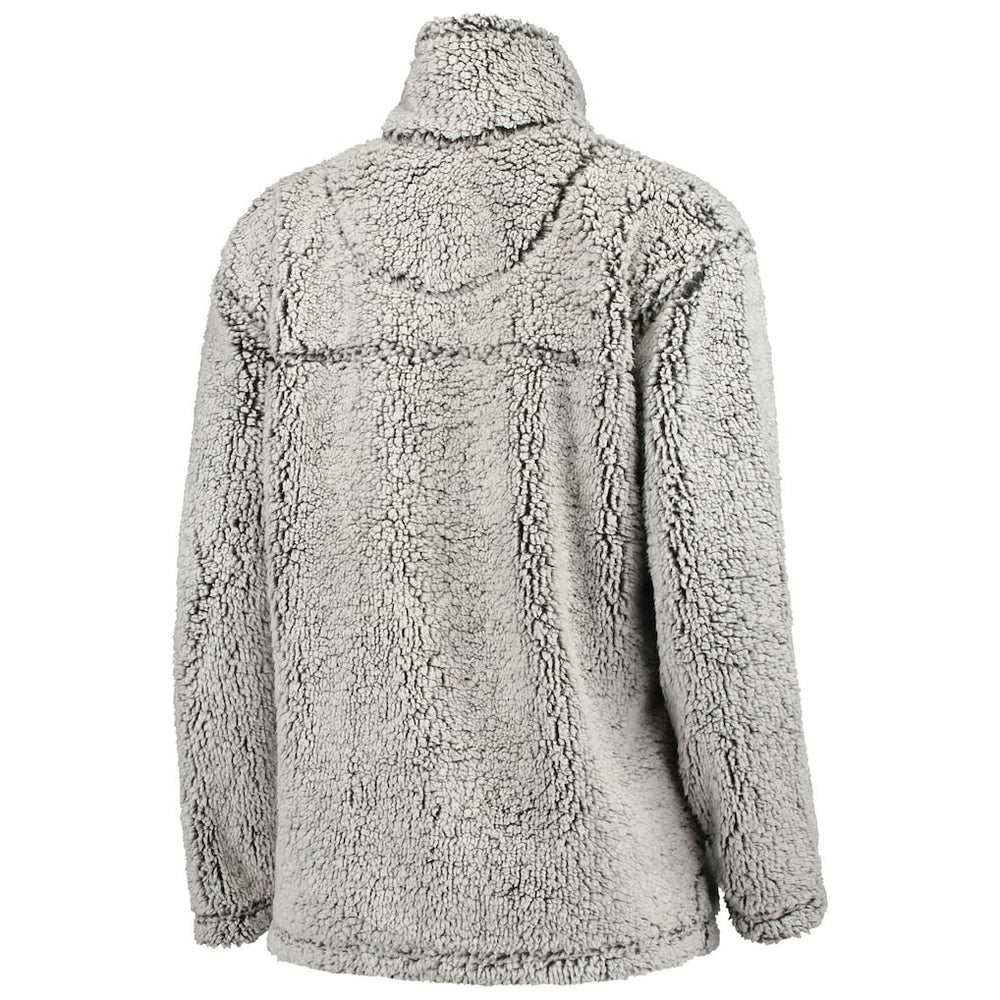 G-III 4Her by Carl Banks Women's Sherpa Quarter-Zip Pullover Jacket - Carolina Panthers Pullover