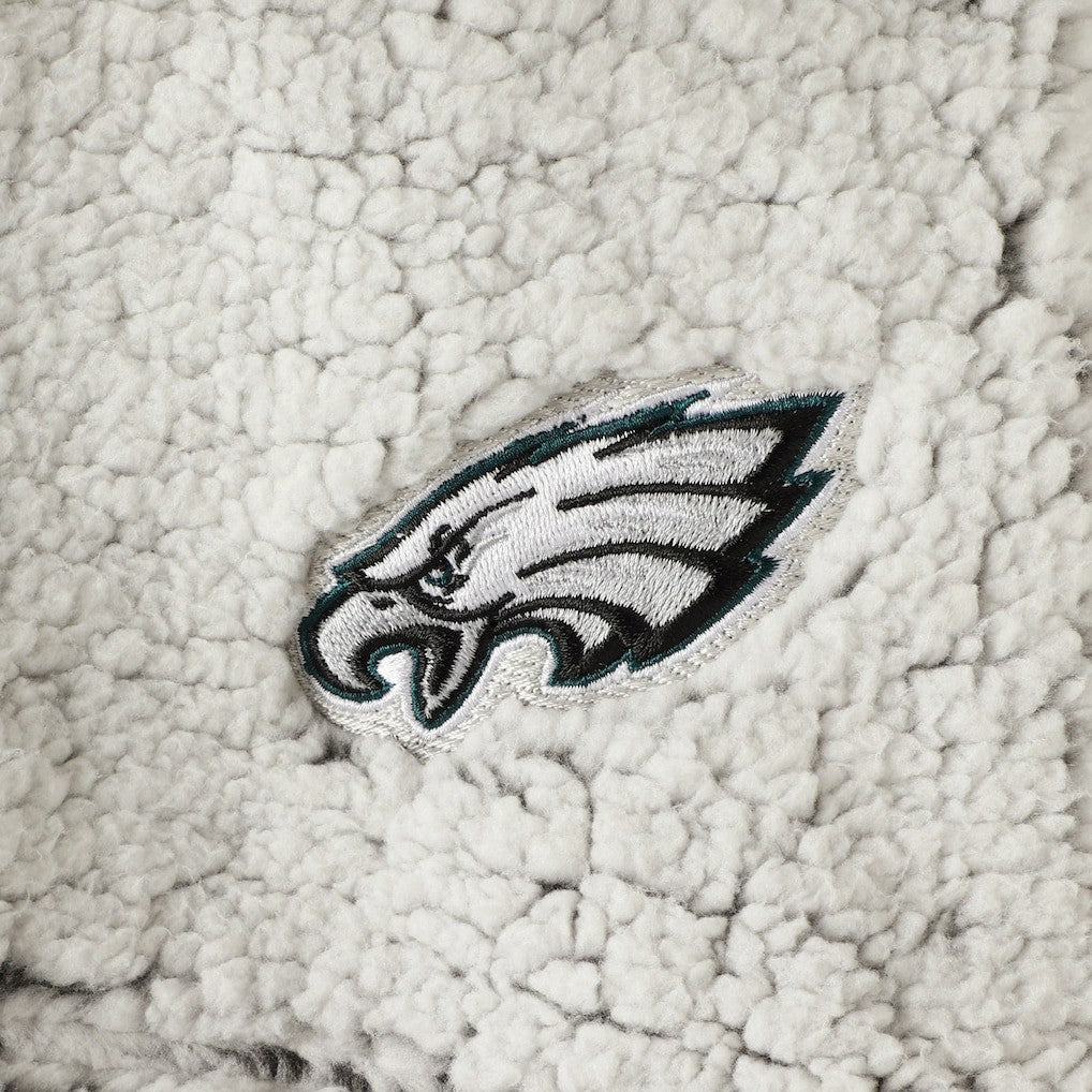 Women's Sherpa Quarter-Zip Pullover Jacket - Philadelphia Eagles Pullover
