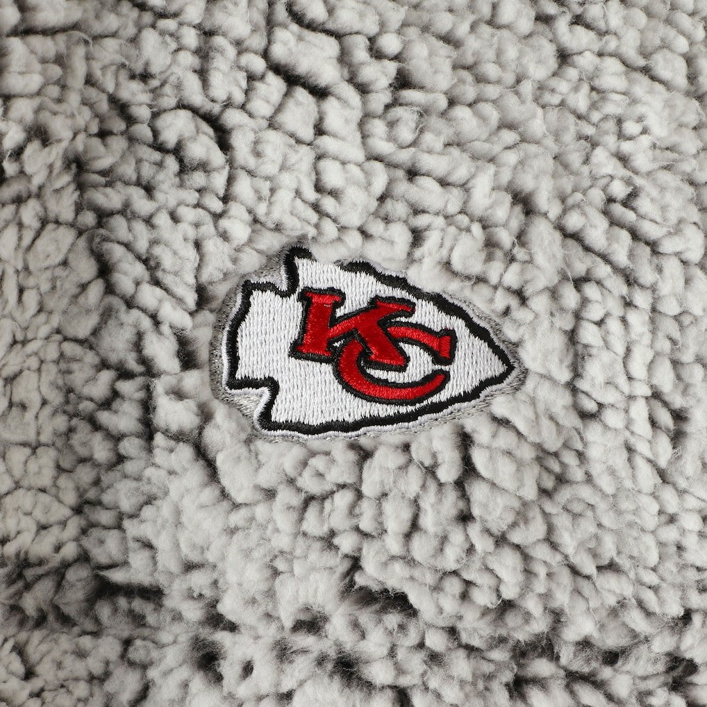 Women's Sherpa Quarter-Zip Pullover Jacket - Kansas City Chiefs Pullover