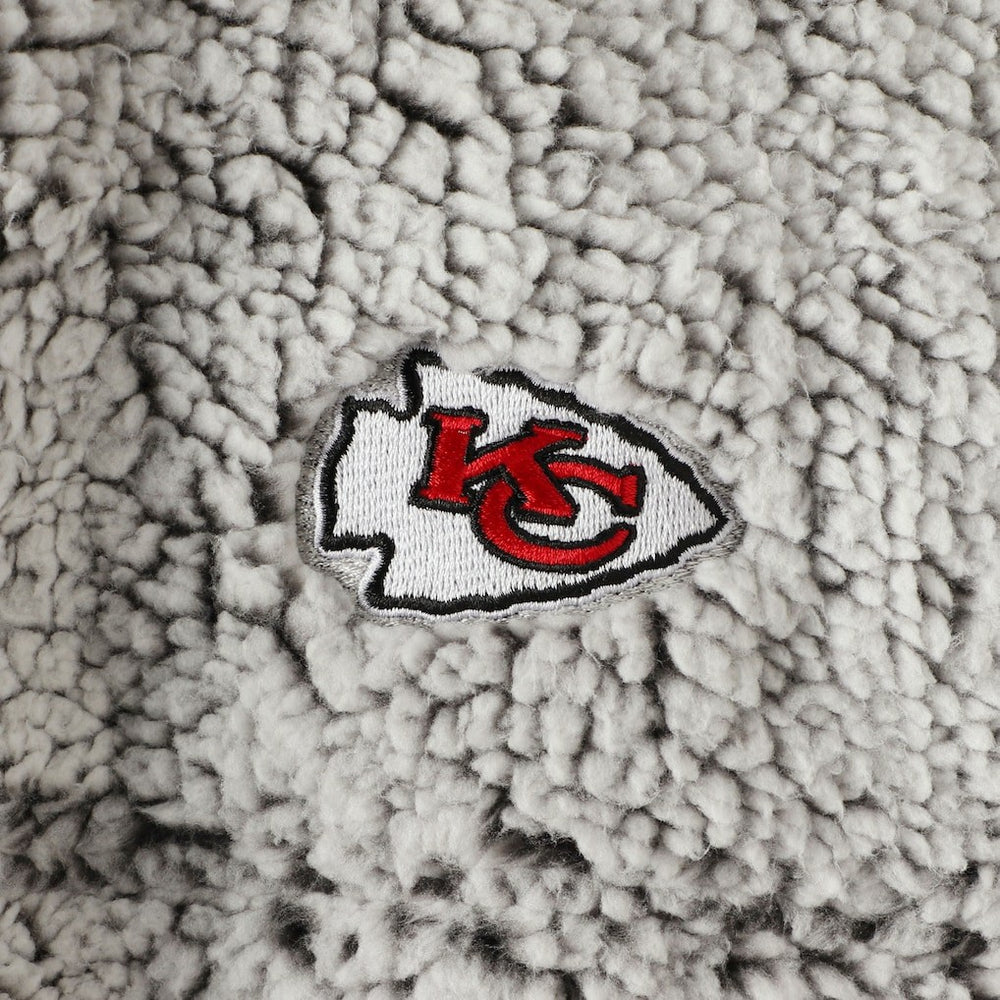 Women's Sherpa Quarter-Zip Pullover Jacket - Kansas City Chiefs Pullover