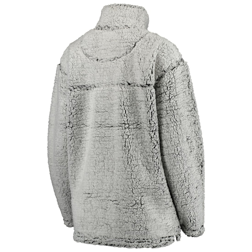 Women's Sherpa Quarter-Zip Pullover Jacket - Detroit Lions Pullover