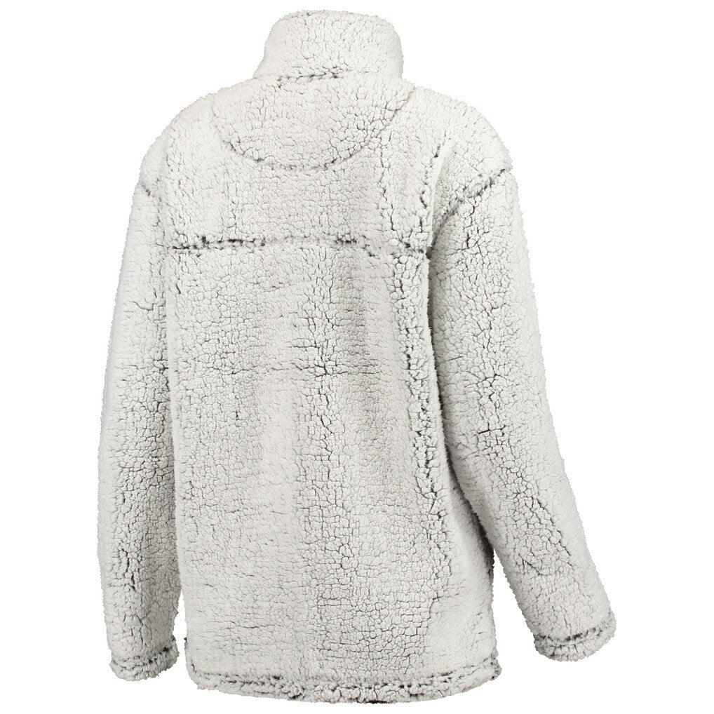 G-III 4Her by Carl Banks Women's Sherpa Quarter-Zip Pullover Jacket - New Orleans Saints Pullover