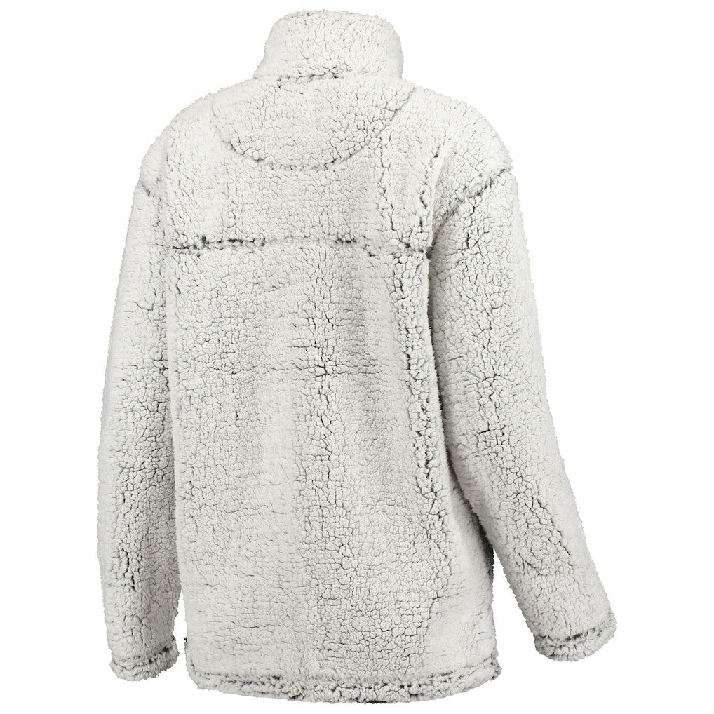 G-III 4Her by Carl Banks Women's Sherpa Quarter-Zip Pullover Jacket - Baltimore Ravens Pullover