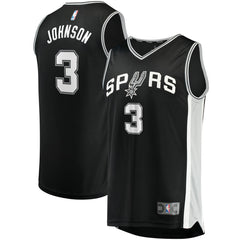 Fanatics Keldon Johnson San Antonio Spurs Fast Break Replica Jersey Black