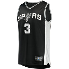 Fanatics Keldon Johnson San Antonio Spurs Fast Break Replica Jersey Black