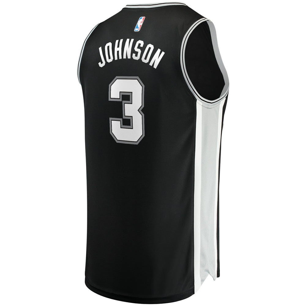 Fanatics Keldon Johnson San Antonio Spurs Fast Break Replica Jersey Black