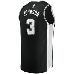 Fanatics Keldon Johnson San Antonio Spurs Fast Break Replica Jersey Black