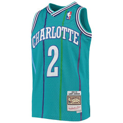 Mitchell & Ness Larry Johnson Charlotte Hornets Youth 1992/93 Hardwood Classics Swingman Jersey