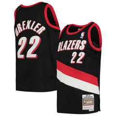 Mitchell & Ness Clyde Drexler Portland Trail Blazers Youth 1991/92 Hardwood Classics Swingman Jersey