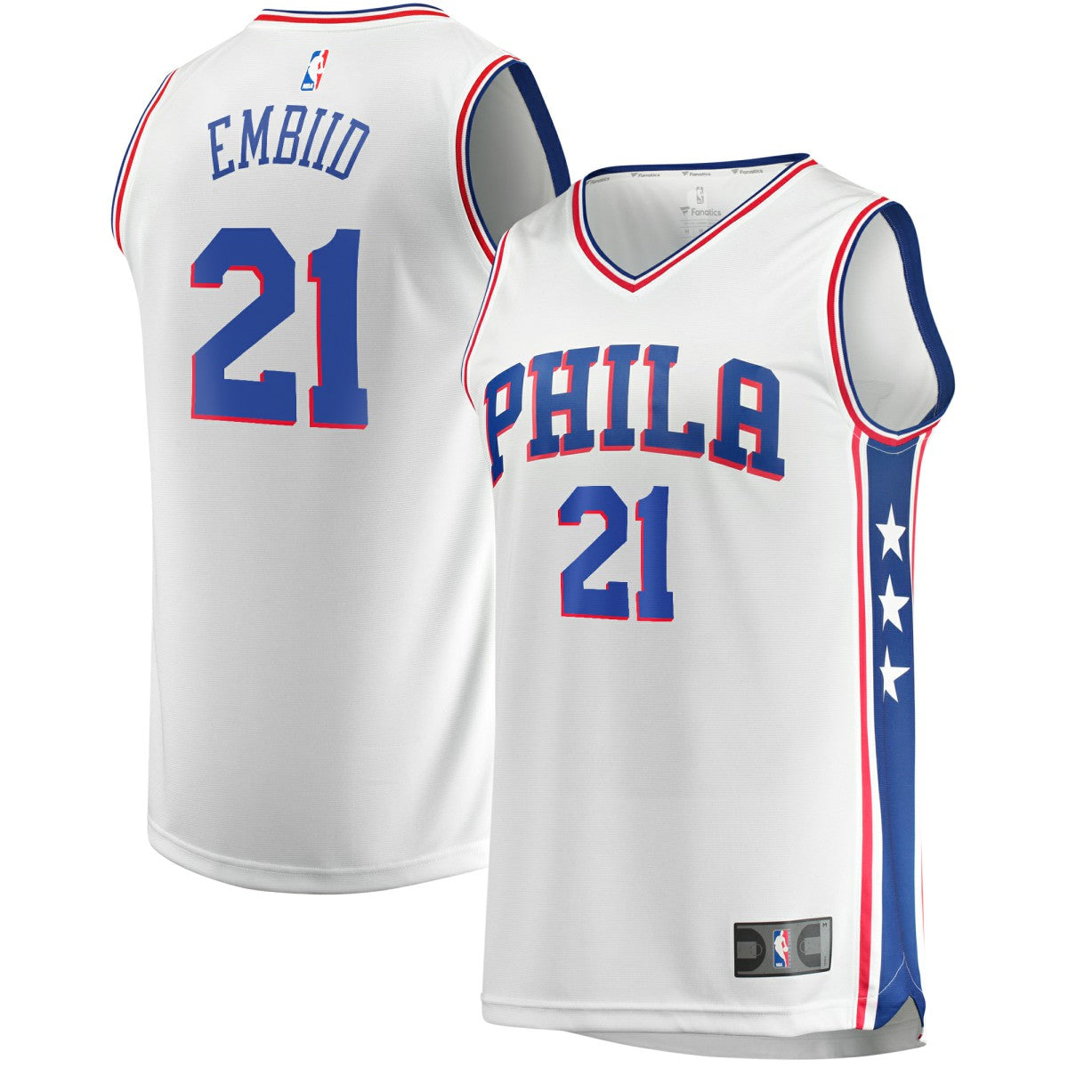 Fanatics Joel Embiid Philadelphia 76ers Replica Jersey