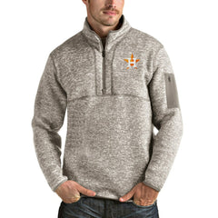 Oatmeal Houston Astros Antigua Fortune Quarter-Zip Pullover Jacket