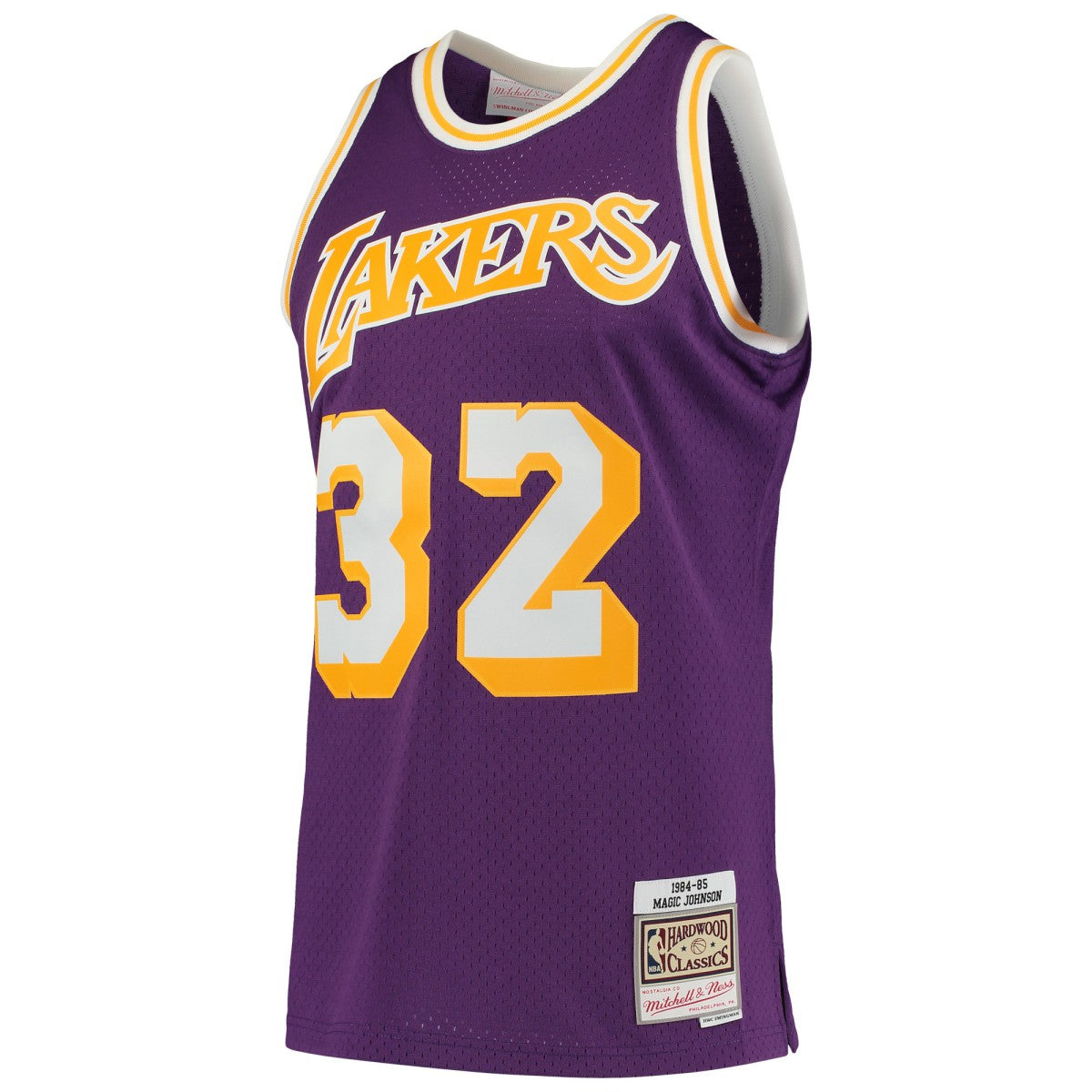 Mitchell & Ness Magic Johnson Los Angeles Lakers 1984/85 Hardwood Classics Swingman Jersey