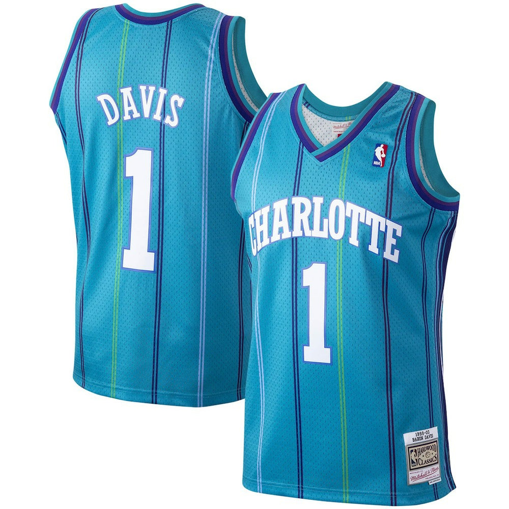 Mitchell & Ness Baron Davis Charlotte Hornets 1999/00 Hardwood Classics Swingman Jersey