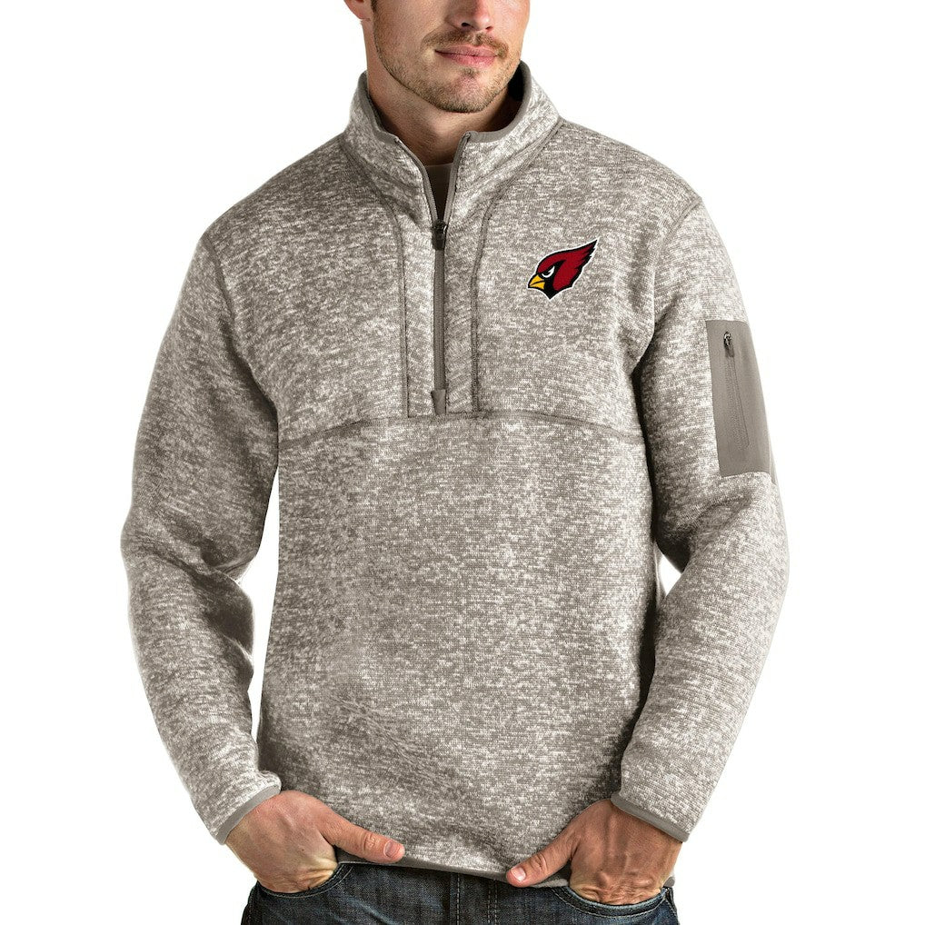 Antigua Fortune Quarter-Zip Pullover Jacket - Arizona Cardinals Pullover