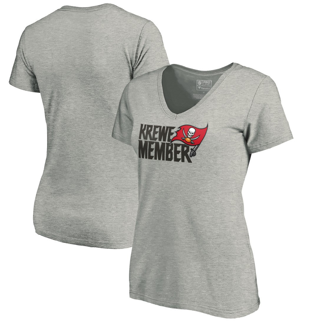 Women's Krewe Member V-Neck T-Shirt - Tampa Bay Buccaneers T-shirts