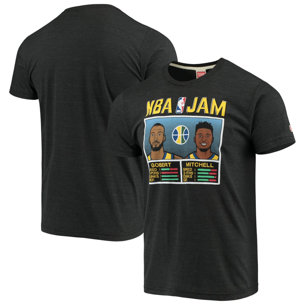 Donovan Mitchell & Rudy Gobert Utah Jazz NBA Jam T-Shirt