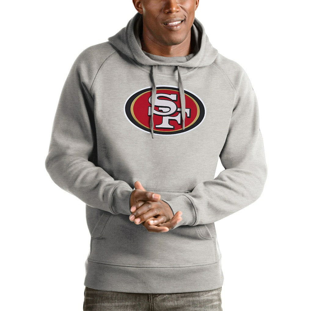 Antigua Victory Pullover Hoodie - San Francisco 49ers Hoodies