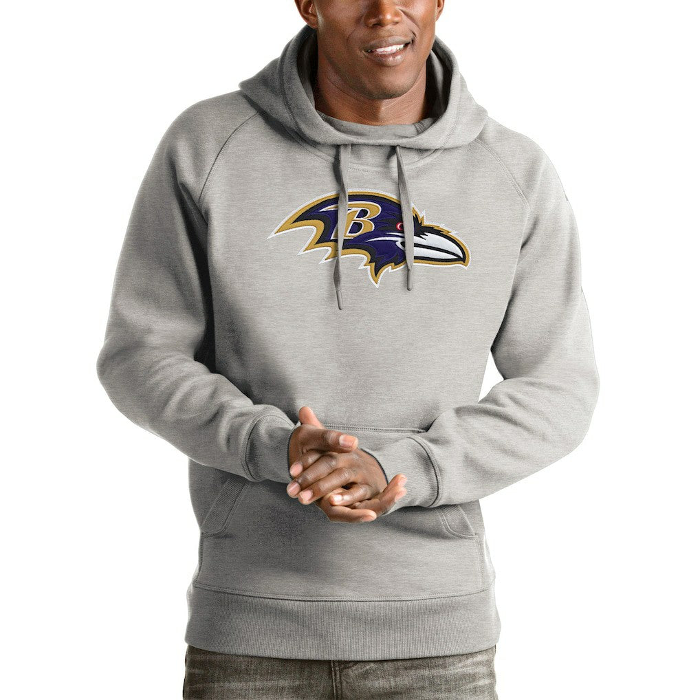 Antigua Victory Pullover Hoodie - Baltimore Ravens Hoodies