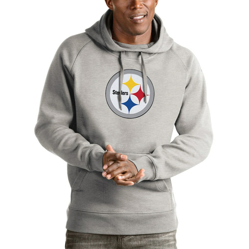 Antigua Victory Pullover Hoodie - Pittsburgh Steelers Hoodies