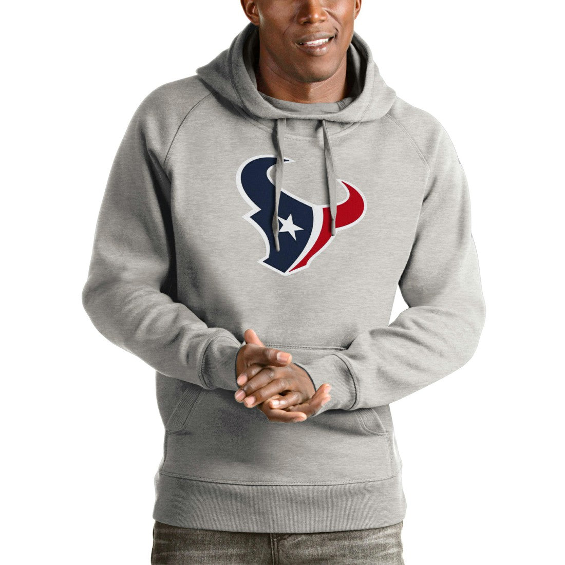 Antigua Victory Pullover Hoodie - Houston Texans Hoodies