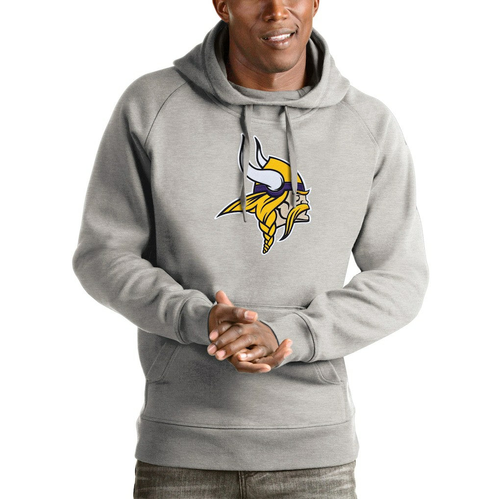 Antigua Victory Pullover Hoodie - Minnesota Vikings Hoodies